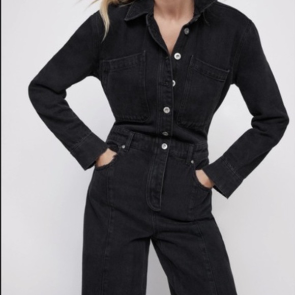 Zara Pants - Zara Denim Jumpsuit